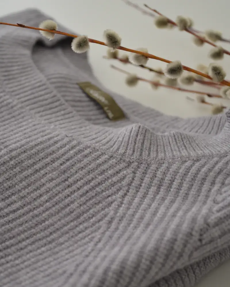 Fog grey merino jumper